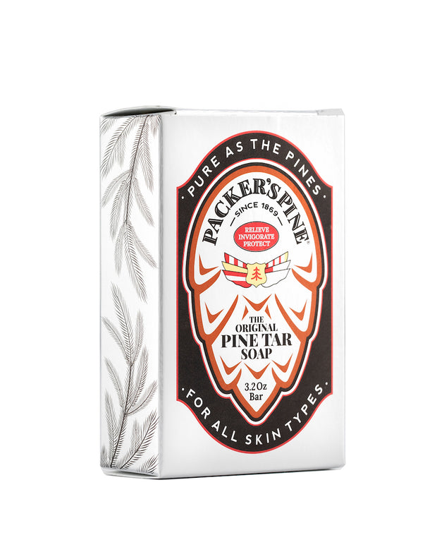 A 3.2 oz bar of the original pine tar soap.
